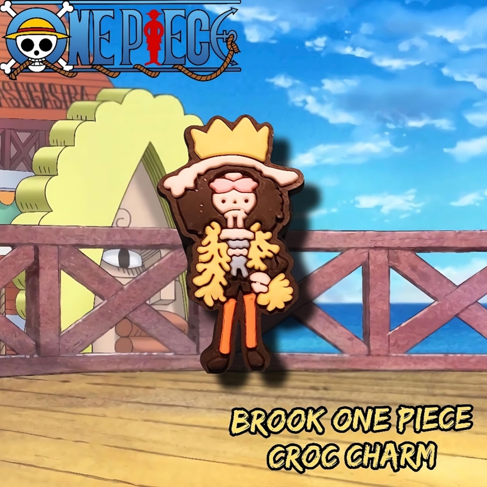 💖3 Charms for $9💖 Brook One Piece Croc Charm